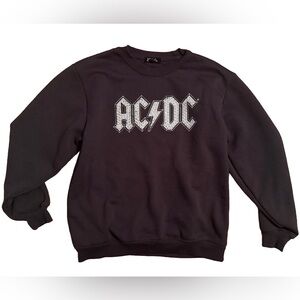 AC/DC Charcoal Crewneck Sweater
